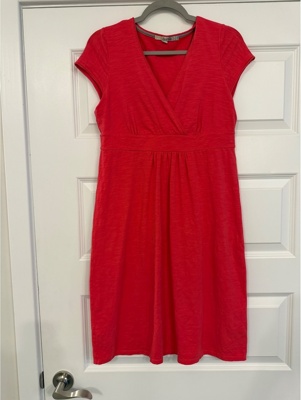 Boden Surplice Women’s Midi Pink Casual Dress size 8